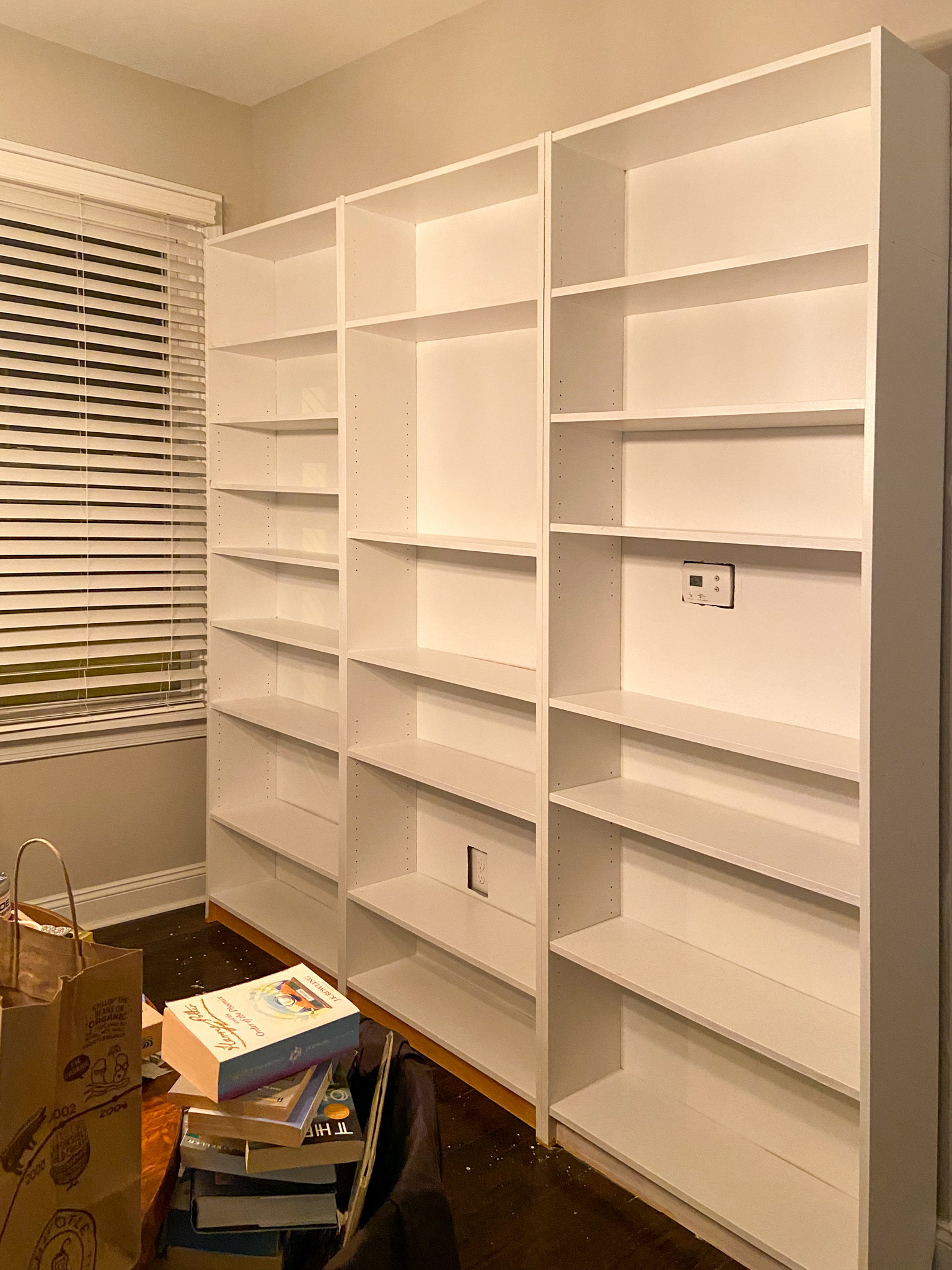 Billy Bookcase Built-Ins IKEA Hack: Part 1 » Statia Gibson